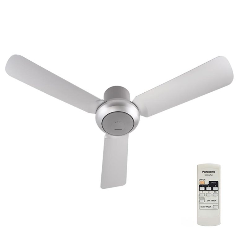 Quạt trần Panasonic F 48CZL 3 cánh trắng điều khiển