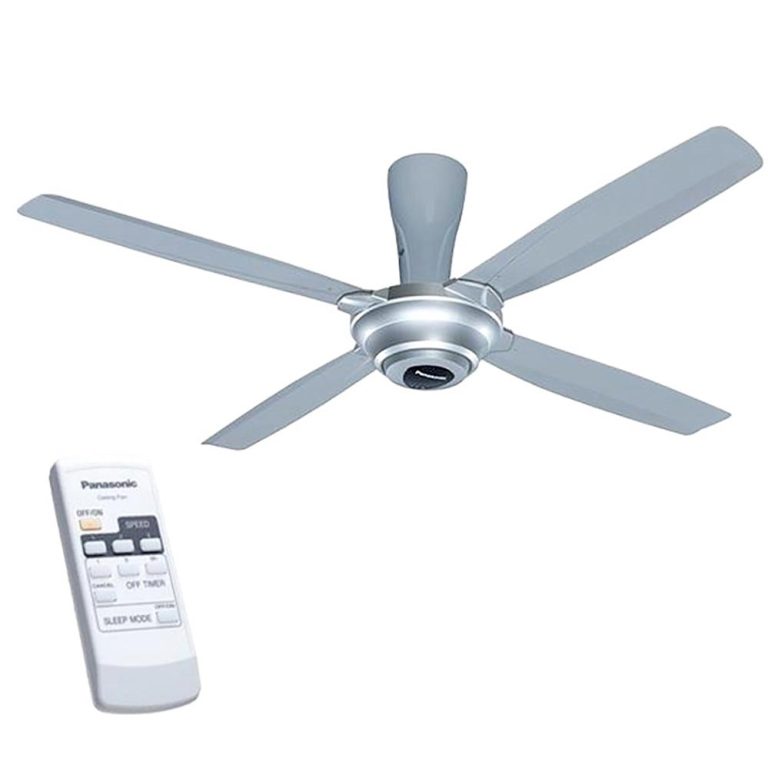 Quạt trần Panasonic F 56MPG S 4 cánh bạc điều khiển (01)
