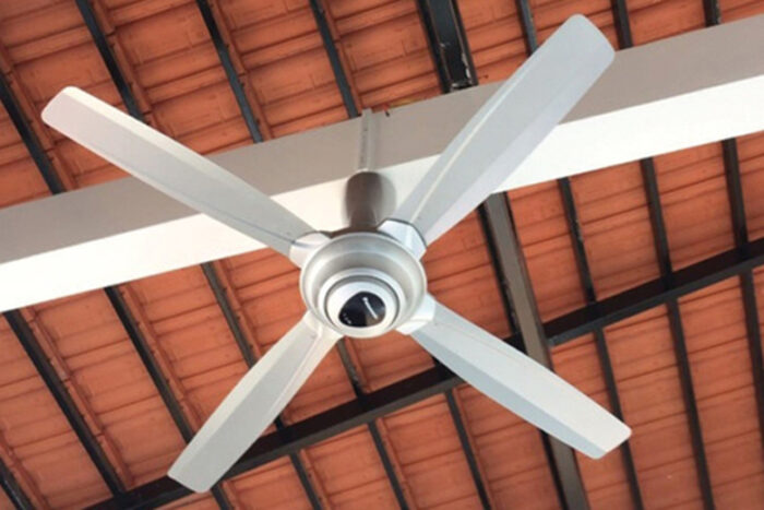 Quạt trần Panasonic F 56MPG S 4 cánh bạc điều khiển (4)