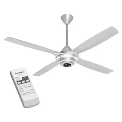 Quạt trần Panasonic F 56MZG SS 4 cánh bạc điều khiển (1)