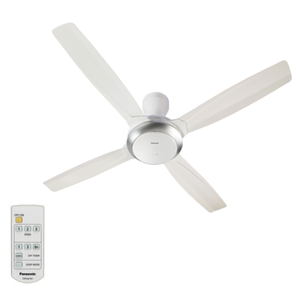 Quạt trần Panasonic F 56XPG W 4 cánh trắng điều khiển (1)