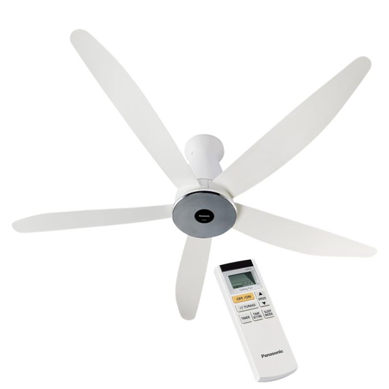 Quạt trần Panasonic F 60XDN W 5 cánh trắng điều khiển (1)