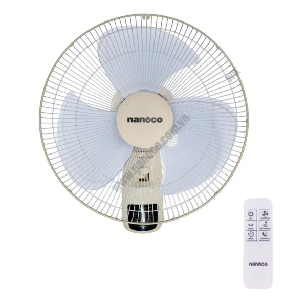 Quạt treo tường NANOCO NWF1610RC BE beige (1)