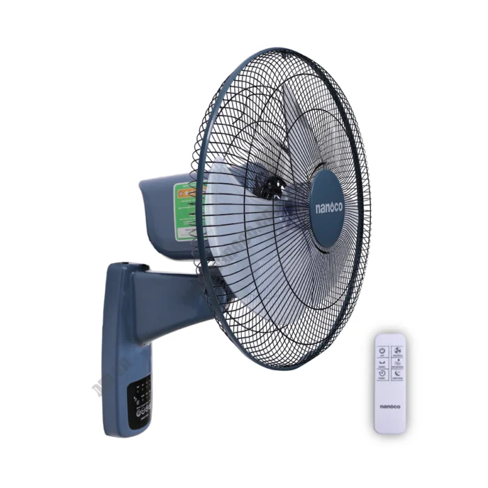 Quạt treo tường NANOCO NWF1610RC BL xanh (2)