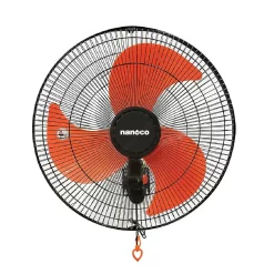 Quạt treo tường NANOCO NWF1822 đen cam (1)