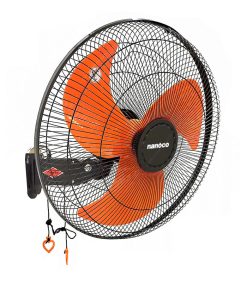 Quạt treo tường NANOCO NWF1822 đen cam