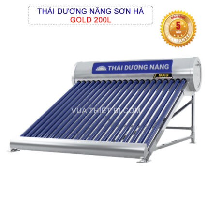 Thái dương năng SƠN HÀ Gold 200 lít F58 - 20 ống chân không