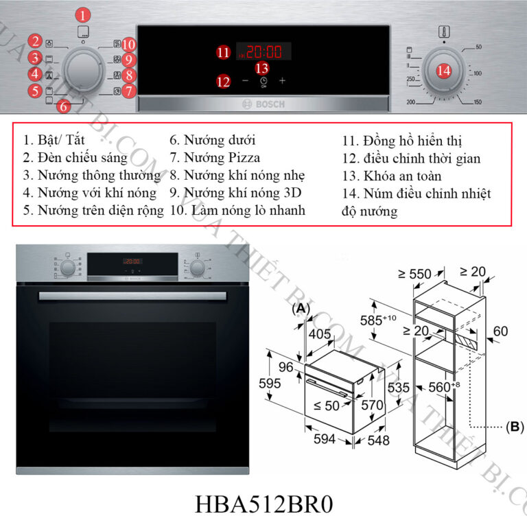 Thông-tin-lò-nướng-Bosch-HBA512BR0-Serie-4