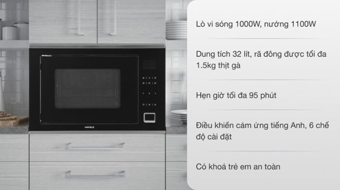 Tong quan Lo vi song Hafele HM B38C