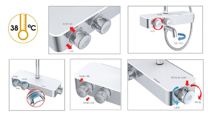 Voi sen cay Caeasr S788C nhiet do
