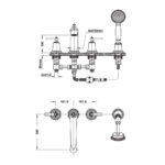 Voi sen xa bon tam HAFELE KYOTO 589.35.004 589.35.034 589.35.064 589.35.094 4 lo 2 1