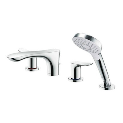 Vòi sen bồn tắm TOTO TBG01202BB gắn bồn 4 lỗ GO nóng lạnh