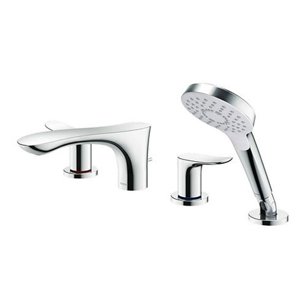 Vòi sen bồn tắm TOTO TBG01202BB gắn bồn 4 lỗ GO nóng lạnh