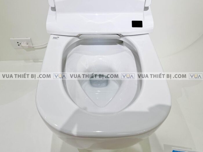 anh thuc te bon cau 1 khoi inax satis g ac g216vn aqua ceramic nap rua dien tu 14