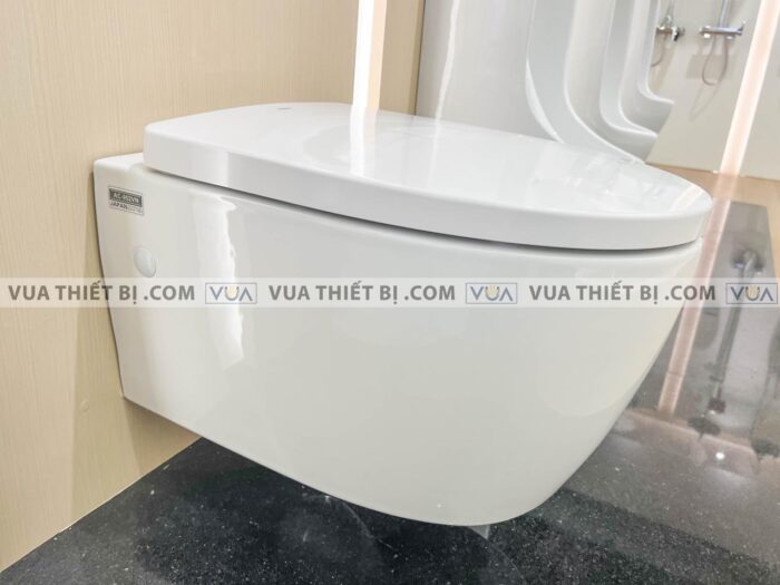 anh thuc te bon cau treo tuong inax ac 952vn aqua ceramic nap em 6