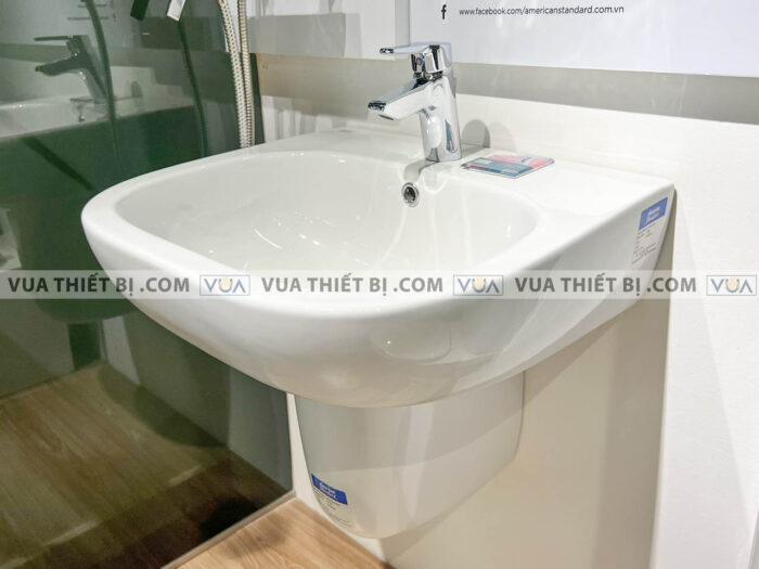 anh thuc te chau lavabo american standard 0955 wt treo tuong chan 0755 wt voi wf 3907 7