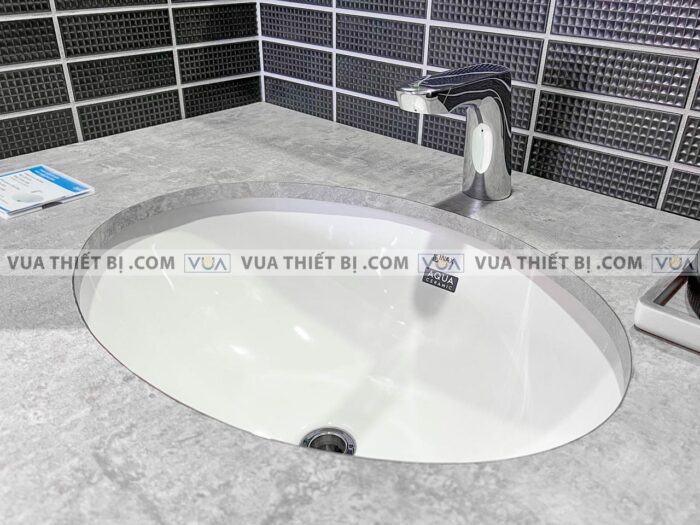 anh thuc te chau rua mat lavabo inax al 2293v am ban aqua ceramic