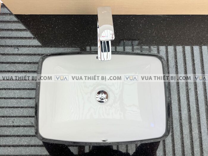 anh thuc te chau rua mat lavabo inax al 2298v am ban aqua ceramic