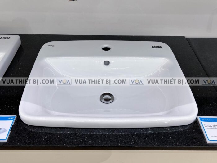anh thuc te chau rua mat lavabo inax al 2398v ec fc duong vanh aqua ceramic