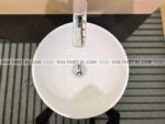anh thuc te chau rua mat lavabo inax al 295v dat ban aqua ceramic