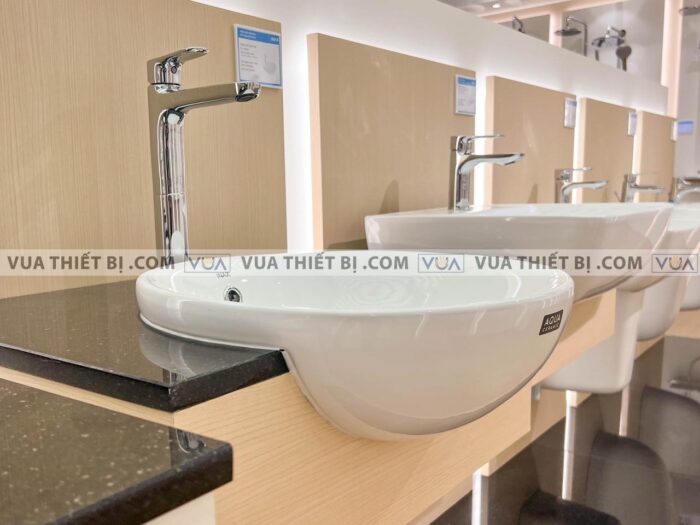 anh thuc te chau rua mat lavabo inax al 333v ban am aqua ceramic