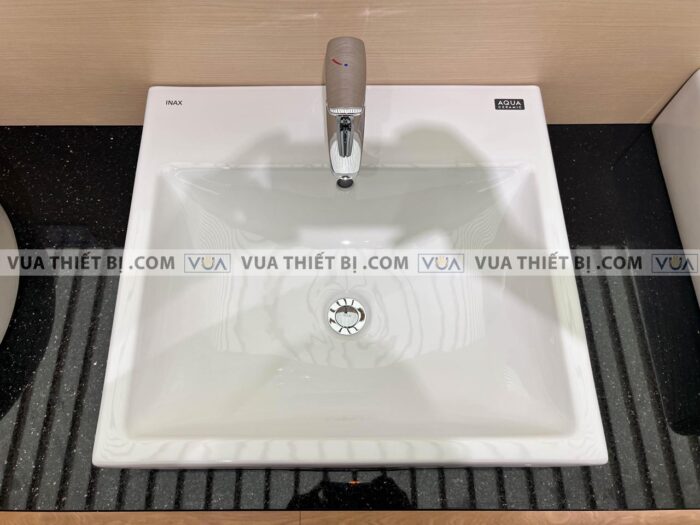 anh thuc te chau rua mat lavabo inax al 536v lfv 5002s 2