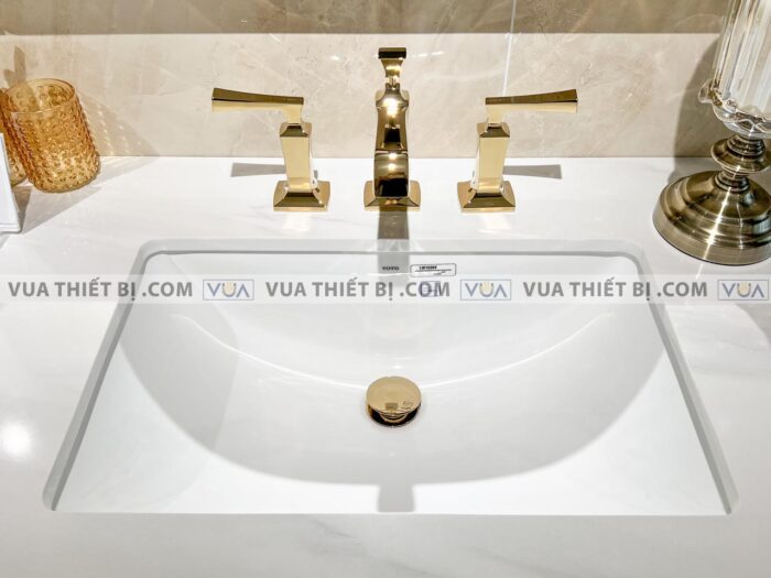 anh thuc te chau rua mat lavabo toto lw1536v tl516gv am ban voi dl224pg 1