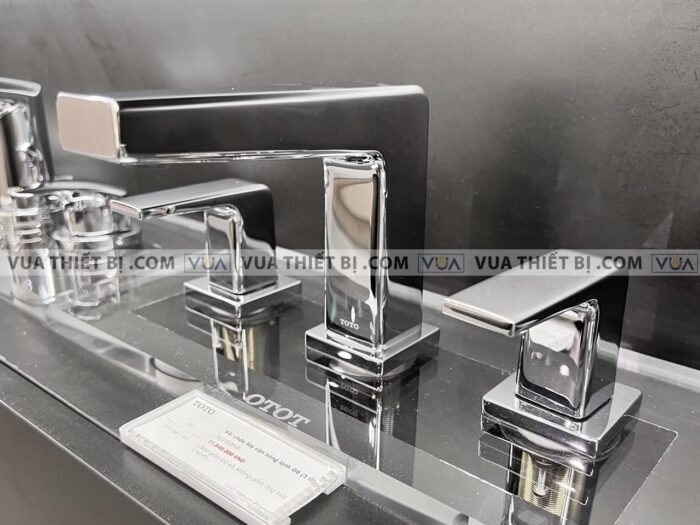 anh thuc te voi chau lavabo toto tlg10201b nong lanh 3 lo gb 2