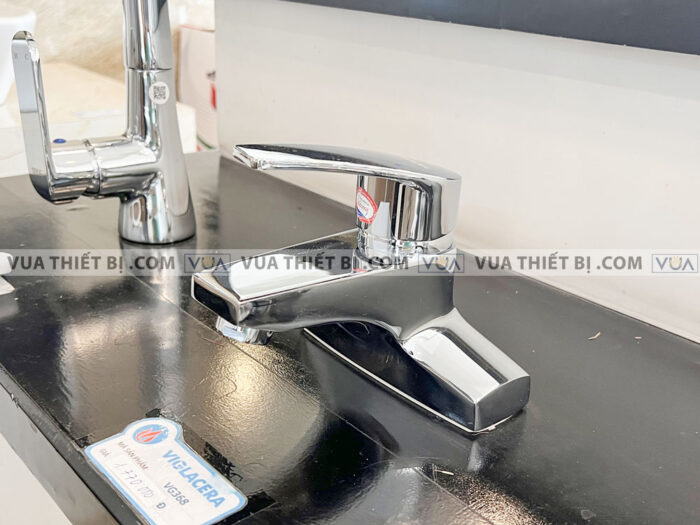 anh thuc te voi chau lavabo viglacera vg368 nong lanh 3 lo