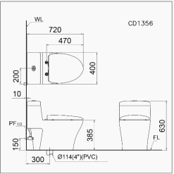 ban cau 1 khoi caesar cd1356