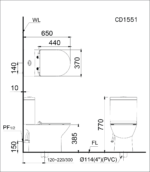 ban cau 2 khoi caesar cd1551p cd1551n cd1551u