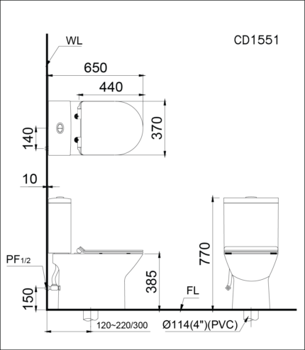 ban cau 2 khoi caesar cd1551p cd1551n cd1551u