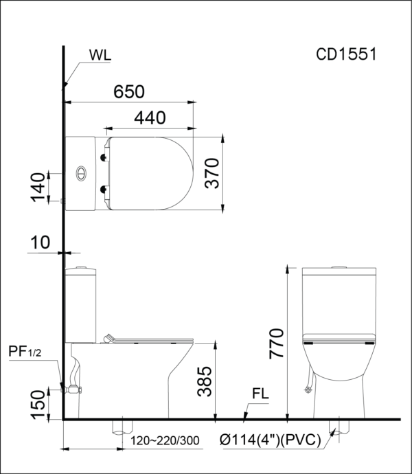 ban cau 2 khoi caesar cd1551p cd1551n cd1551u