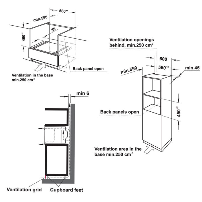 ban ve Lo vi song ket hop nuong am tu Hafele HCO 8T50A 538.01.431
