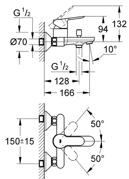 ban ve bo tron sen tam grohe bauedge 32820000