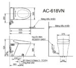 ban ve bon cau thong minh inax ac 618vn