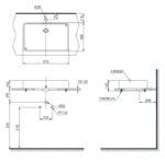 ban ve bon lavabo rua mat toto lt952