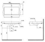 ban ve bon rua mat lavabo lw1617cb