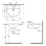 ban ve bon rua mat lavabo toto l946cr
