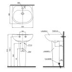 ban ve bon rua mat lavabo toto lpt236cs