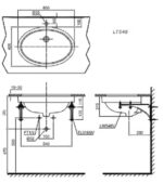 ban ve bon rua mat lavabo toto lt548