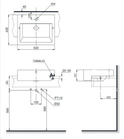 ban ve bon rua mat lavabo toto lt647crxw