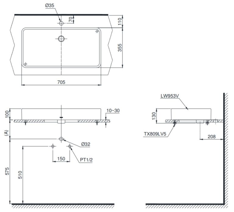 ban ve bon rua mat toto lt953