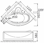 ban ve bon tam caesar at5120 co chan yem