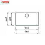 ban ve chau da konox naros 760s grey