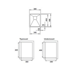 ban ve chau rua bat hafele blanco inox quatrus r15 340 iu 57027149