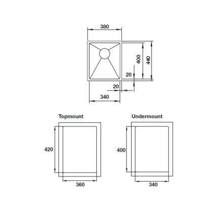 ban ve chau rua bat hafele blanco inox quatrus r15 340 iu 57027149