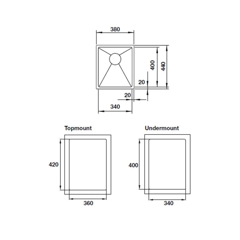 ban ve chau rua bat hafele blanco inox quatrus r15 340 iu 57027149