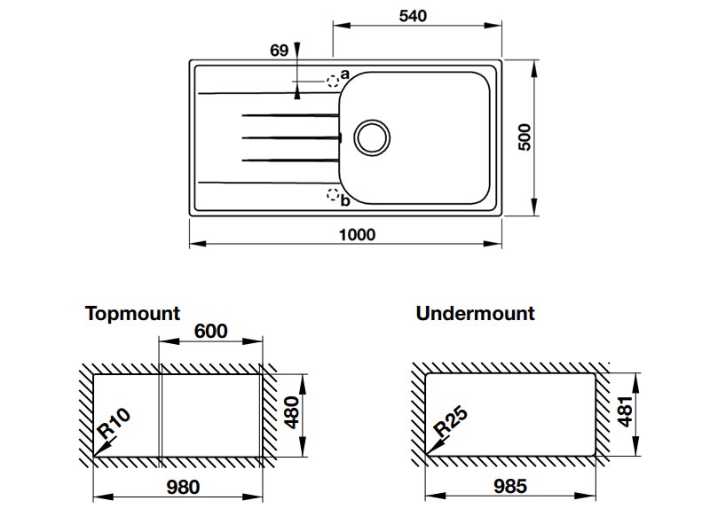 ban ve chau rua bat hafele julius hs gsd10050 57036450