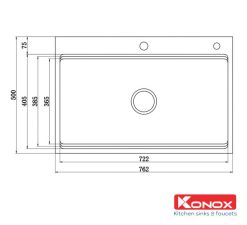 ban ve chau rua bat inox konox kn7650ts
